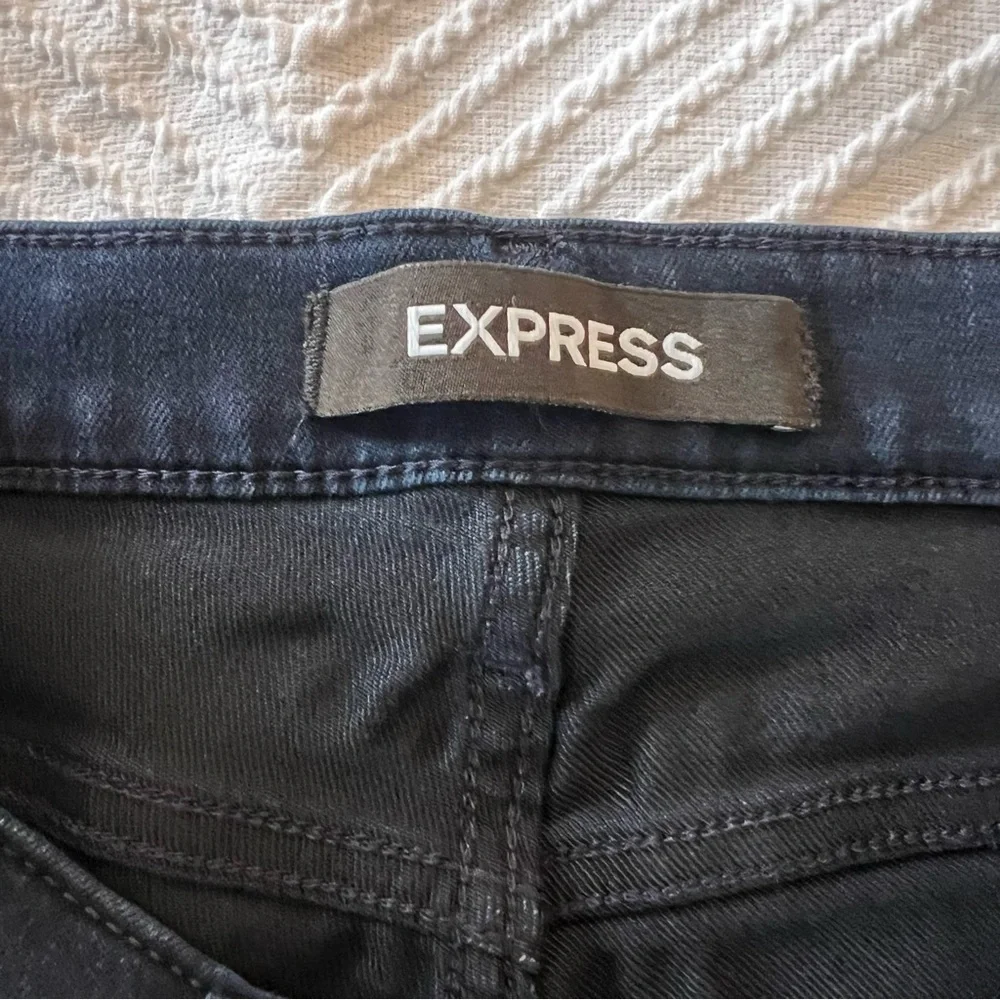 Express Mid Rise Leggings Jegging Stretch+ Supersoft Size 2R‎ Dark Blue EUC
